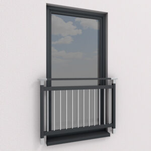 Französischer Balkon Fello - Modell Modern