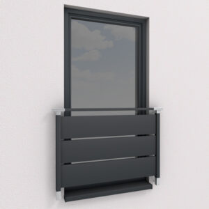 Französischer Balkon Fello - Modell Solid MAX